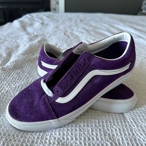Mens Vans Shoes Purple 9.5